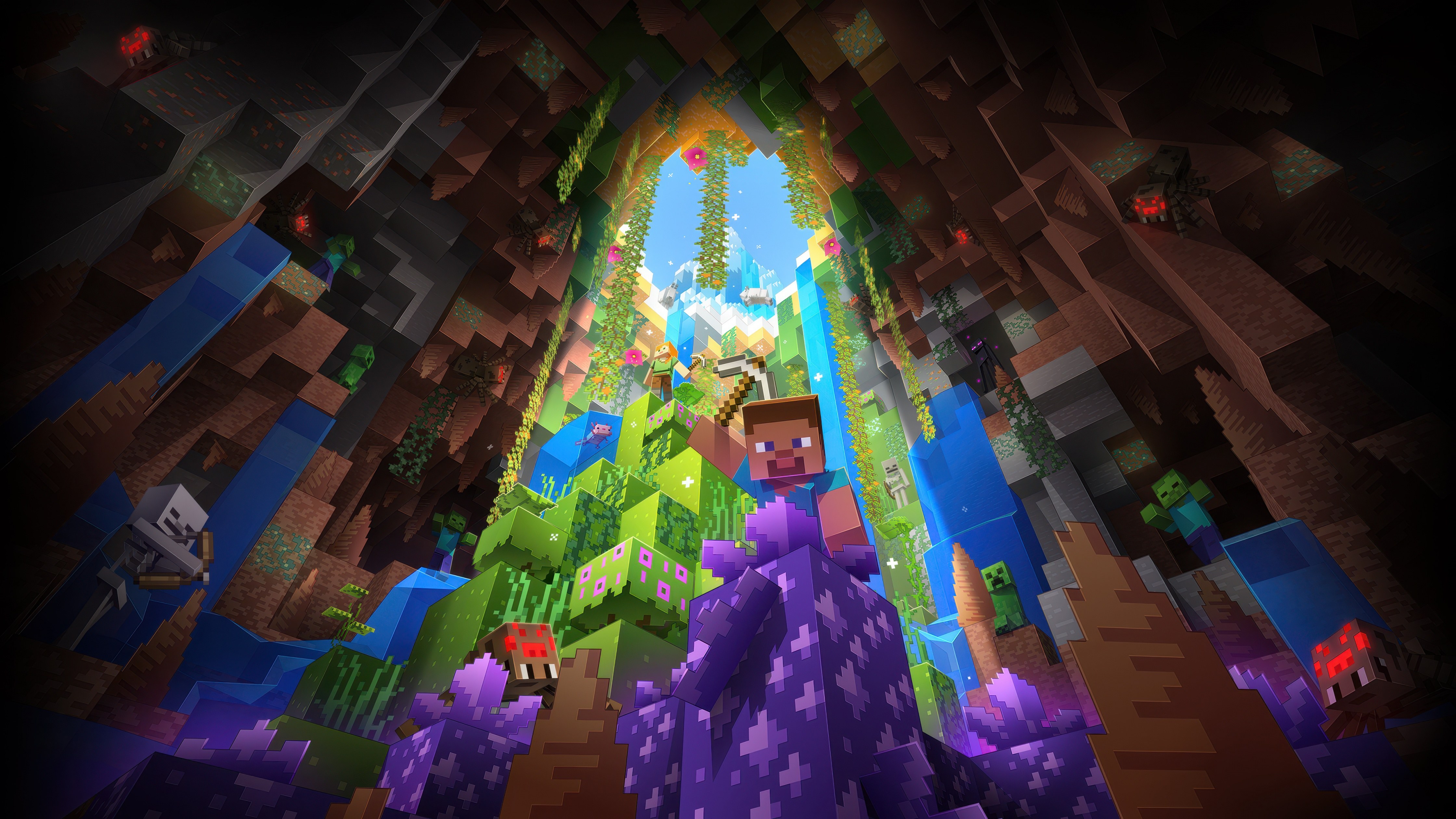 Minecraft Bedrock key art